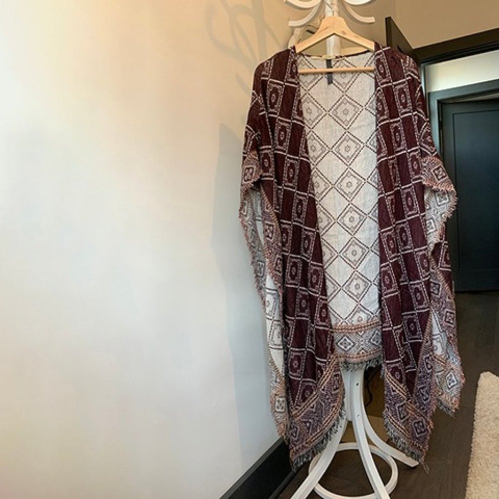 light and breezy free people poncho